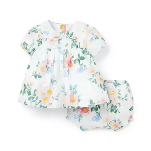 Baby White Floral The Fleurever Matching Baby Set by Janie and Jack