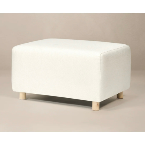 Ollie: Chair and Half Stationary Rectangle Ottoman with Wood Legs | Oilo™ Studio