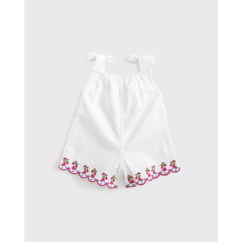 baby eyelet romper