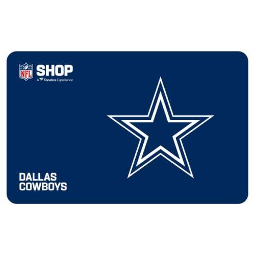 Dallas Cowboys NFL Shop eGift Card ($10 - $500)