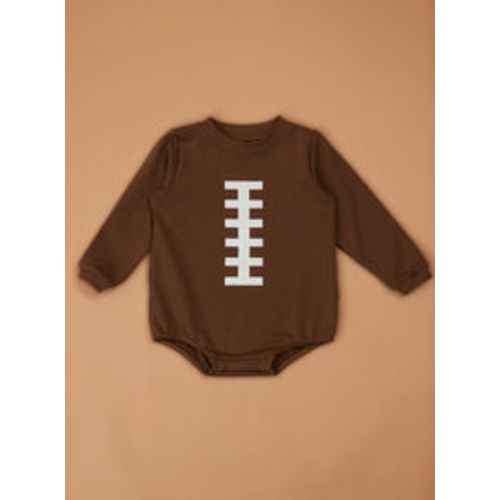 Football Friend Bodysuit in Brown | Tullabee