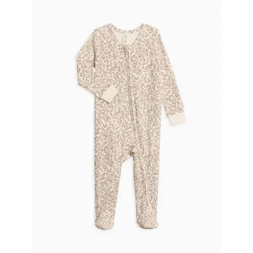 Peyton Zipper Sleeper- Aurora Floral, 0-3M