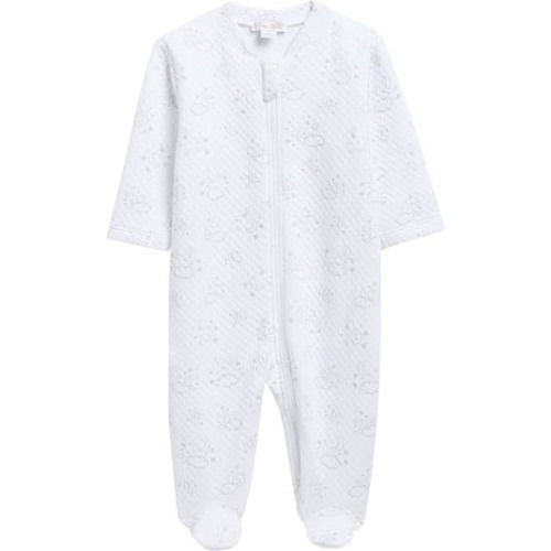 Jacquard Zip Pima Cotton Footie