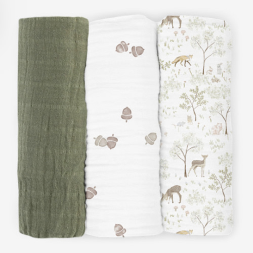 Little Unicorn Swaddles - Woods