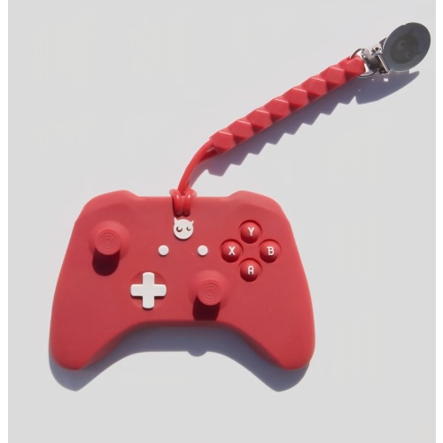 The One in Lava Red Teether