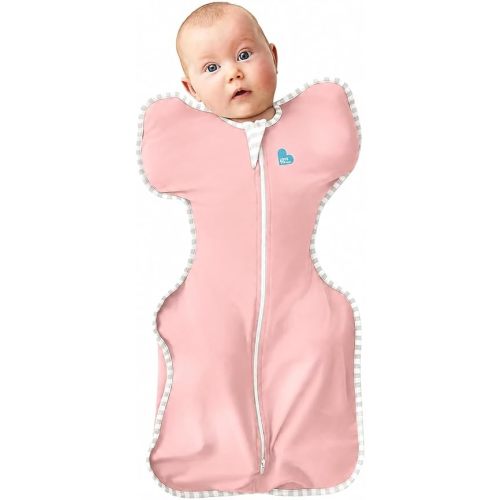 Love to Dream Swaddle UP, Baby Sleep Sack, Self-Soothing Swaddles for Newborns, Improves Sleep, Secure Fit Helps Calm Startle Reflex, New Born Essentials for Baby, 1.0 TOG, 5-8.5 lbs, Pink