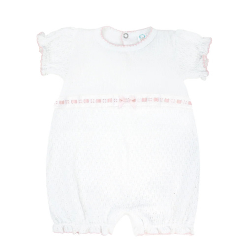 Paty Knit Eyelet Ribbon Bubble - PatyInc