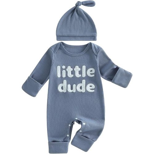 Newborn Baby Boy Fall Outfit Romper Jumpsuit Bodysuit Infant Clothes