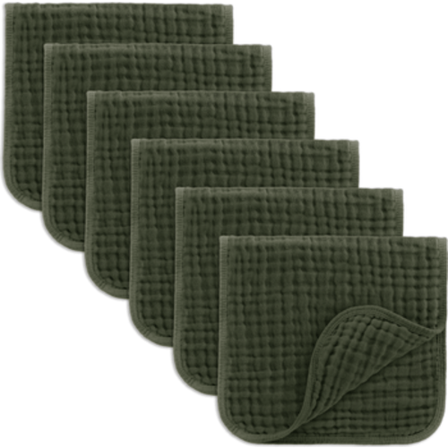Muslin Burp Cloths - Pack of 6