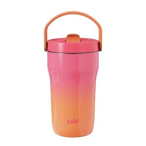 Zak Designs 14 fl oz Stainless Steel Sutton Vacuum Flex Grip Siply Tumbler - Berry Sorbet Sunset Ombre