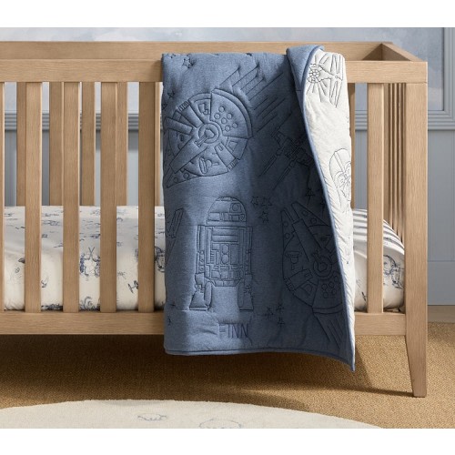Star Wars™ Stitch Texture Baby Quilt | Pottery Barn Kids