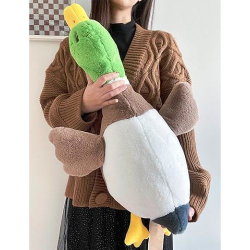 Tanha Mallard Duck Plush, Duck Stuffed Animals, Mallard Duck Baby Stuff Plush Toy (30inch / 75cm)