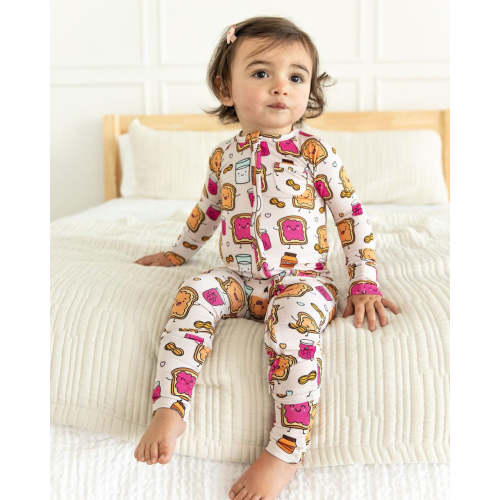 Zip Romper - Peanut Butter Jelly