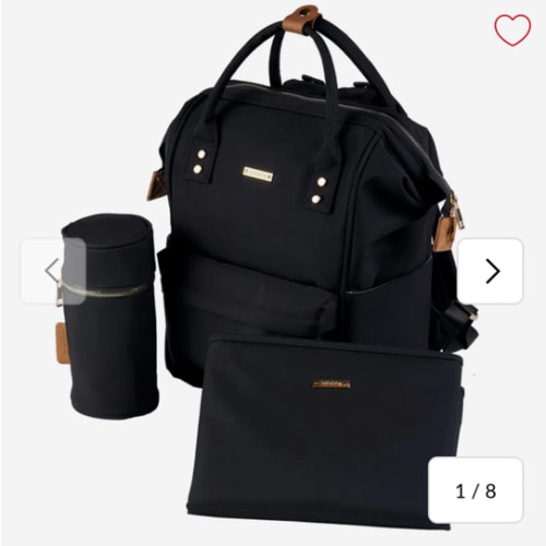 Diapers Backpack Mani - Black – CLÉMENT