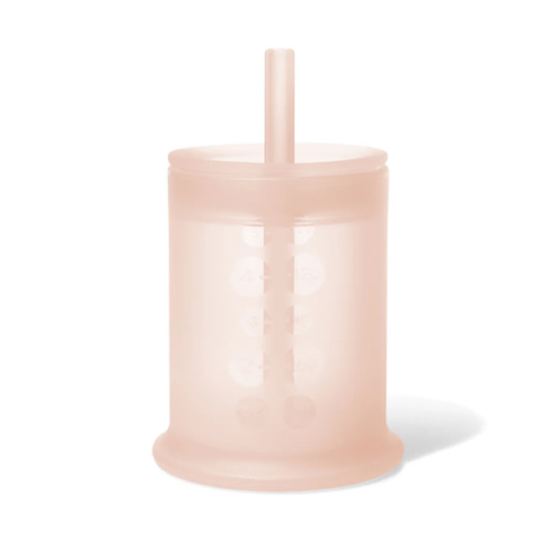5oz Clear Sense Silicone Training Cup with Straw for Babies and Toddlers