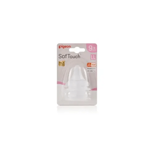 Pigeon SofTouch III Peristaltic + Teat LL 2Pk | Baby Bunting AU