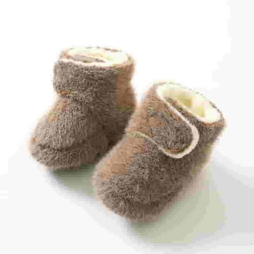 Ovbmpzd Baby Socks Newborn Girl Clearance Cotton Fuzzy Fluffy Non Skid Slipper Socks Newborn Socks 12-24 Months