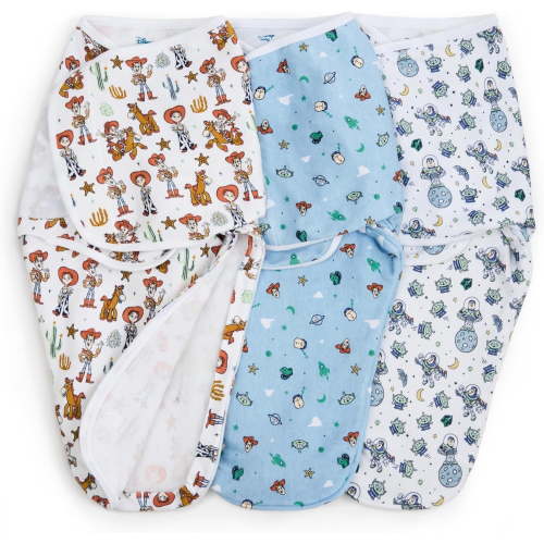 aden + anais, Disney Essentials Easy Swaddle Wrap, 3pk TOG 1.0