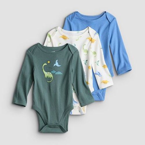 Jumping Beans® 3-Pack Long Sleeve Bodysuit Set