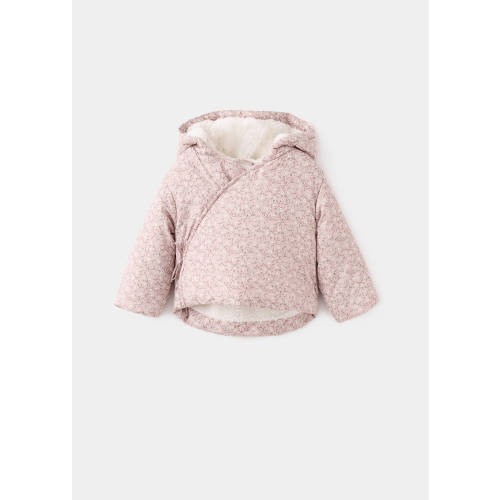 Floral shearling-lined anorak - Kids | MANGO USA