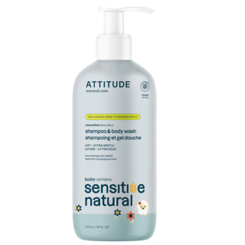 2-in-1 Shampoo & Body Wash - Sensitive Skin Baby | ATTITUDE