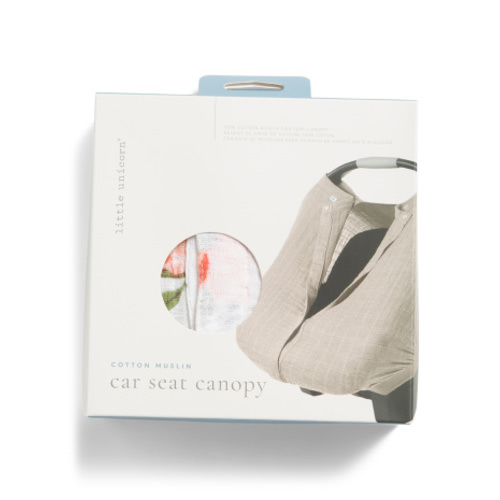 Cotton Muslin Watercolor Car Seat Canopy | Baby Gear & Essentials | Marshalls