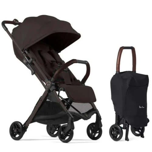 Silver Cross Jet 5 Super Compact Stroller, 2025, Ganache