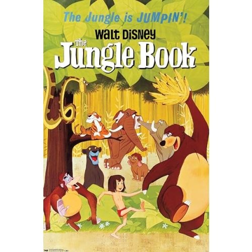 Trends International 24X36 Disney The Jungle Book - One Sheet Wall Poster, 24" x 36", Premium Unframed Version