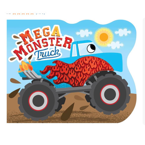 Mega Monster Truck - Touch and Feel Board Book - Sensory Board Book (Touch & Feel Sensory Board Books for Baby & Toddler Time)