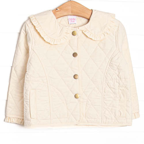 Parker Ruffle Coat, Cream – Stitchy Fish