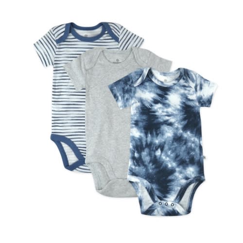 3-Pack Organic Cotton Short Sleeve Bodysuits | Honest Baby Clothing