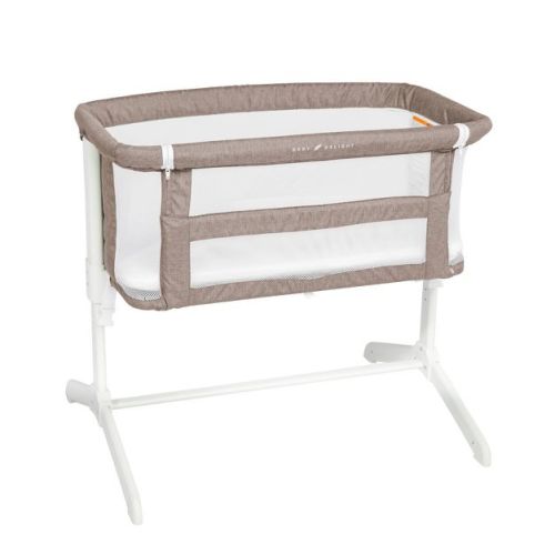 Baby Delight Beside Me Serenity Bassinet & Bedside Sleeper - Mocha Tweed