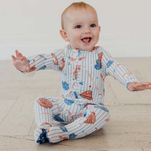 Zip-Up Footie Pajama - All Star