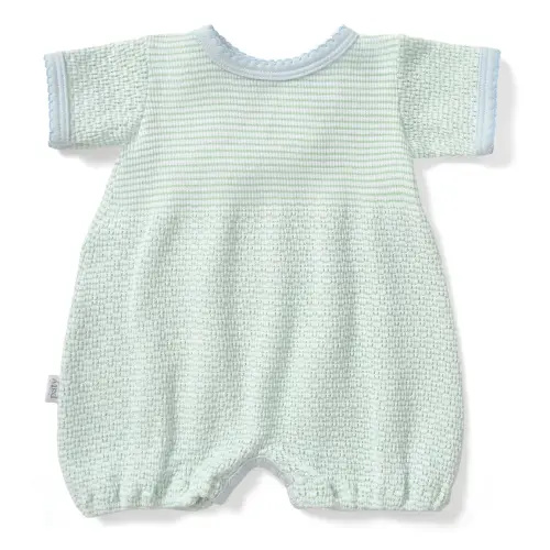 Paty Knit Solid Color Bubble with Pima Trim - PatyInc