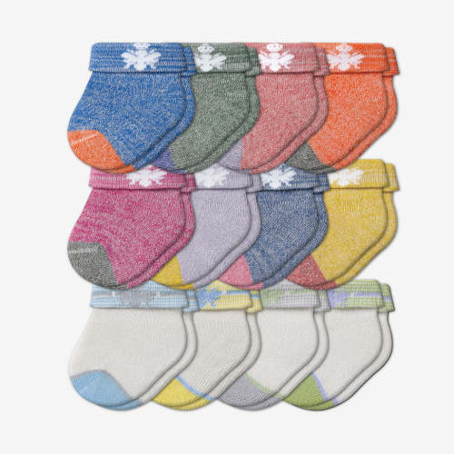Baby Socks 12-Pack (0-6 Months)