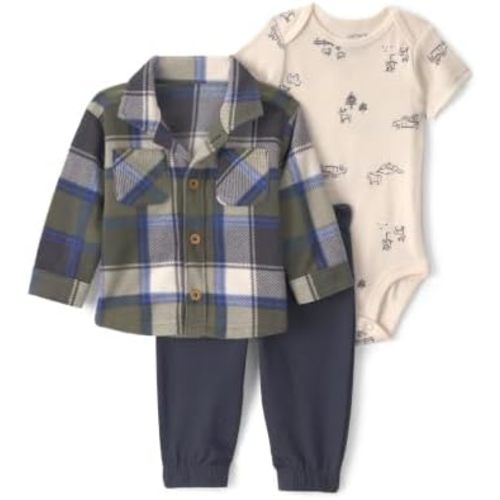 Carter's Baby Boys' 3-piece Bodysuit Pant Sets