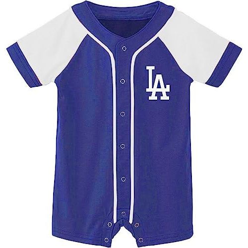 Outerstuff MLB Unisex-Baby Newborn & Infants 0-24 Months Little Slugger Creeper Bodysuit Romper