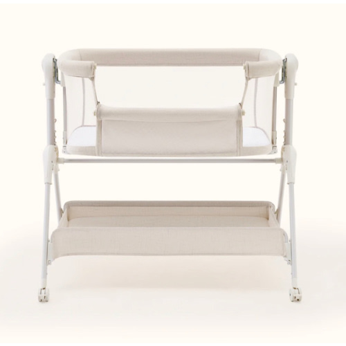 HARPPA Cuddly Sway | 3-in-1 Rocking Baby Bassinet & Bedside Sleeper with Anti-Reflux Mattress for Newborns | Attaches to Bed, Adjustable Height, Tool-Free Setup, Portable Wheels, CPSC Certified, Gentle Rocking Motion | Ideal for Infants, Safe Co-Sleeping