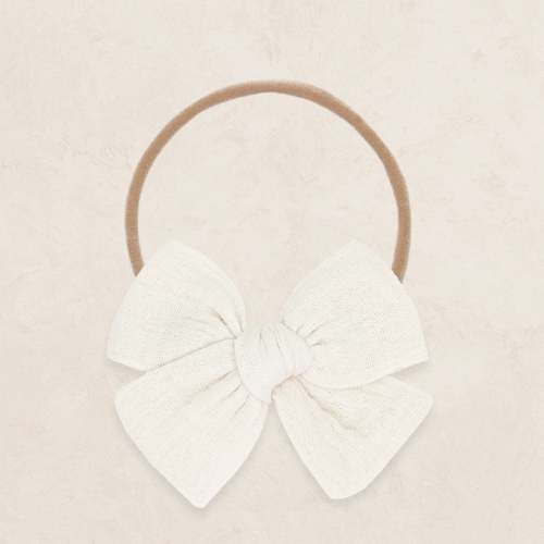 Adventure Bow - Oat Headband