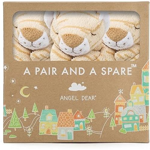 Angel Dear Pair and a Spare 3 Piece Blanket Set, Tiger