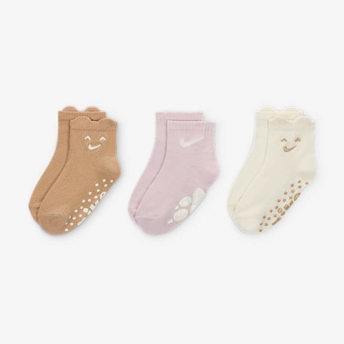 Nike Cozy Comfort Baby Ribbed Gripper Socks (3 Pairs). Nike.com