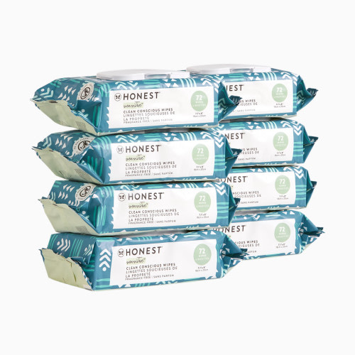 The Honest Company Baby Wipes - Balance Blues, 576 Count