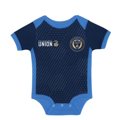 Union Philadelphia Union NAVY Baby Field Player One Piece - 133419515