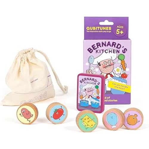 Interactive Audio Play Stage Game |Bernard's Kitchen Game |Cook to Survive | Listen, Learn and Play | Ages 5+ Boys & Girls