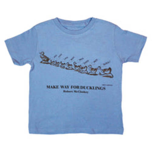 Make Way For Ducklings - Quack! Toddler Light Blue T-shirt – Liberty Graphics