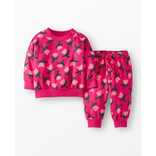 Baby French Terry Sweatshirt & Sweatpants Set