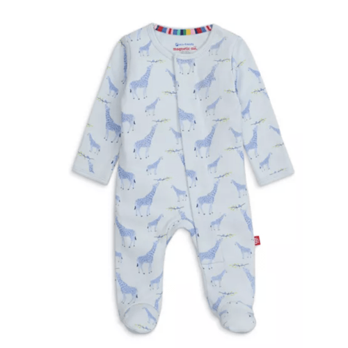 MAGNETIC ME
Boys' Cotton Giraffe Footie - Baby