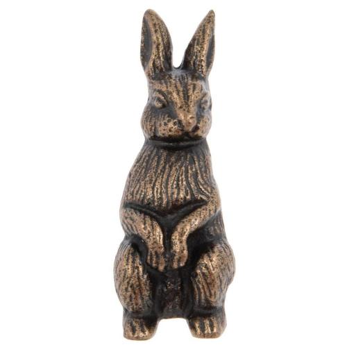 Antique Bronze Rabbit Metal Knob