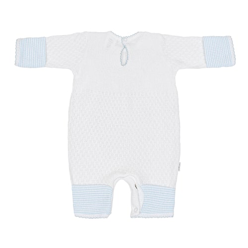 Paty Knit Romper with Fold-Over Cuffs - PatyInc