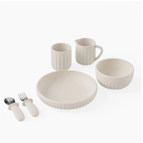 Henley Silicone Dinnerware Set | Feeding Set for Toddlers & Babies | Non-Toxic Platinum Silicone Tableware – LittleKind™